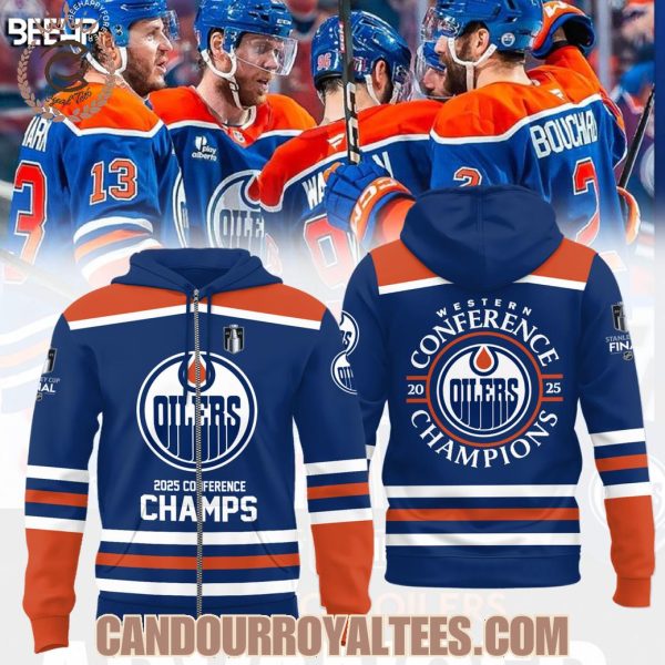 Edmonton Oilers 2025 Western Conference Champions Tshirt, Hoodie