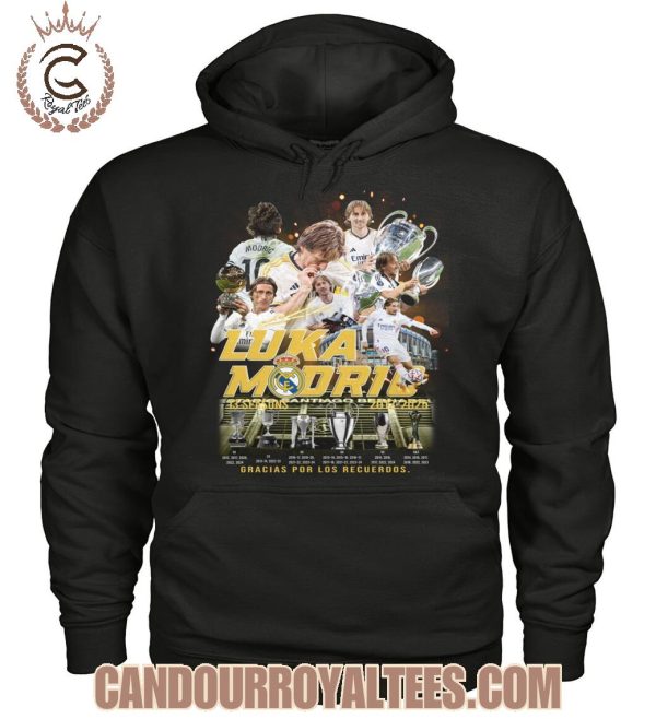 Luka Modric 13 Seasons 2012 – 2025 Gracias Por Los Recuerdos T-Shirt