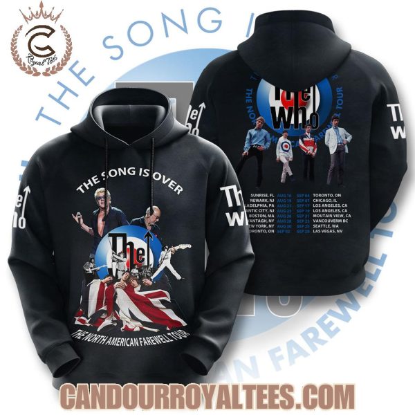 The Who The Song Is Over The North American Farewell Tour 2025 Tshirt, Hoodie