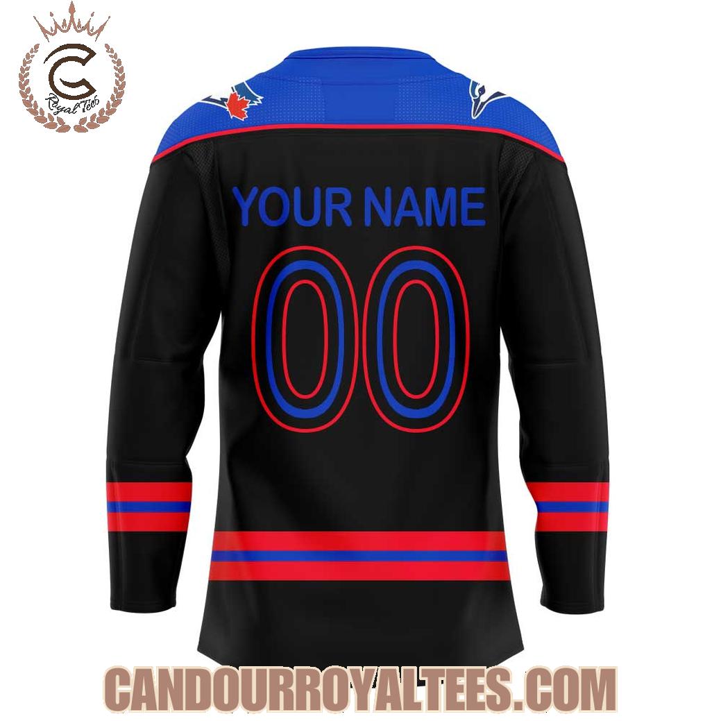 Toronto Blue Jays City Connect 2025 Custom Hockey Jersey Toronto Blue Jays City Connect 2025 Custom Hockey Jersey