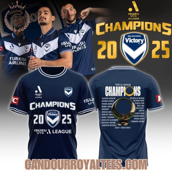 Melbourne City Victory Champions A League 2024-25 Season Tshirt