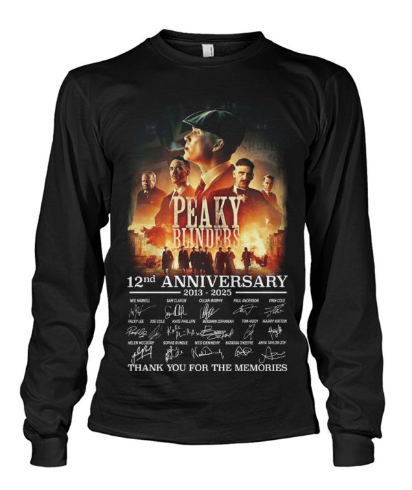 Peaky Blinders 12nd Anniversary 2013 – 20255 Thank You For The Memories T-Shirt