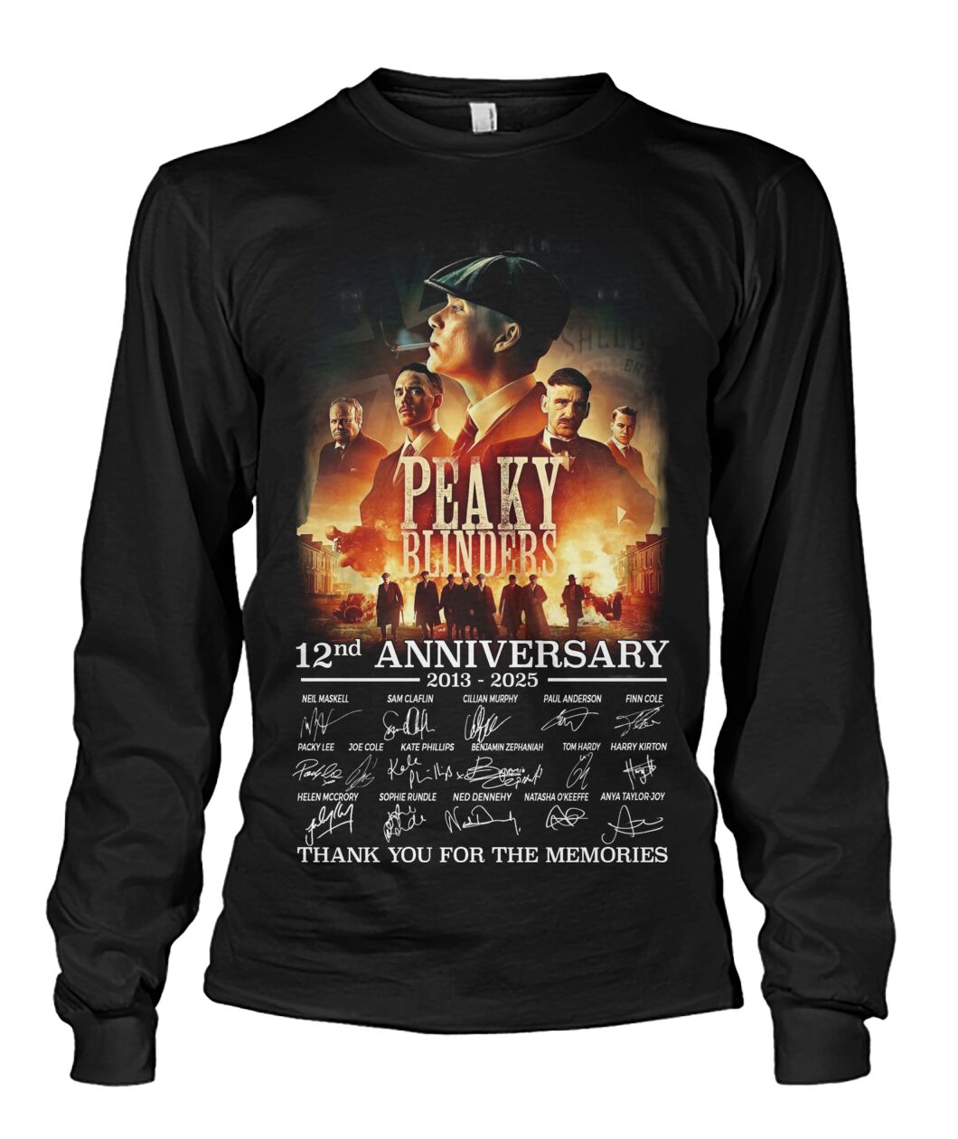 Peaky Blinders 12nd Anniversary 2013 - 20255 Thank You For The Memories T-Shirt Peaky Blinders 12nd Anniversary 2013 - 20255 Thank You For The Memories T-Shirt