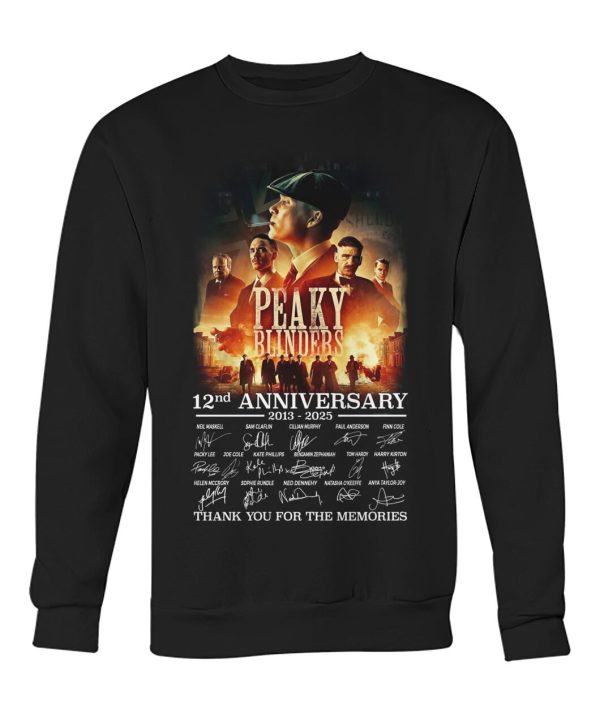 Peaky Blinders 12nd Anniversary 2013 – 20255 Thank You For The Memories T-Shirt