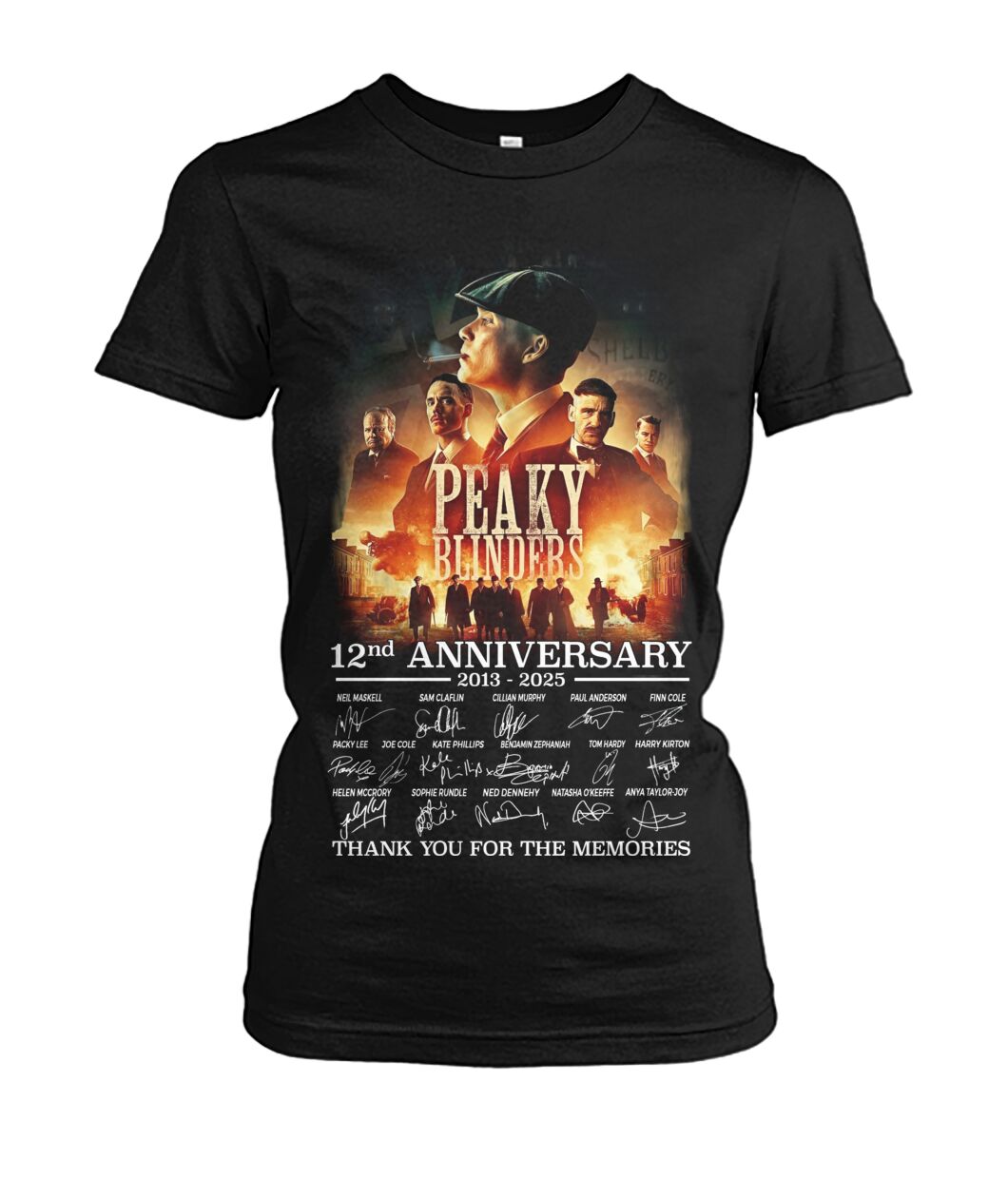 Peaky Blinders 12nd Anniversary 2013 - 20255 Thank You For The Memories T-Shirt Peaky Blinders 12nd Anniversary 2013 - 20255 Thank You For The Memories T-Shirt
