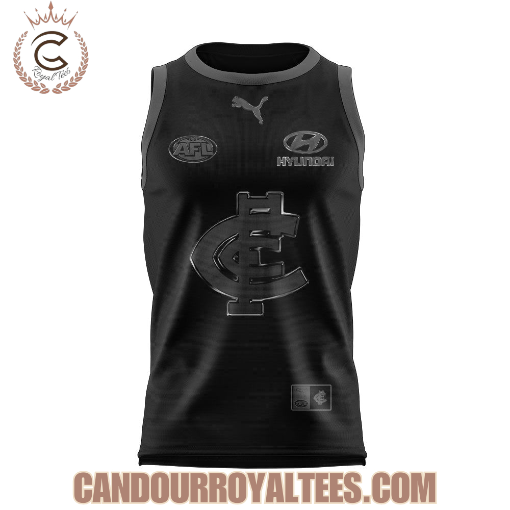 2025 Carlton Blues Back In Black Uniform Jersey 2025 Carlton Blues Back In Black Uniform Jersey