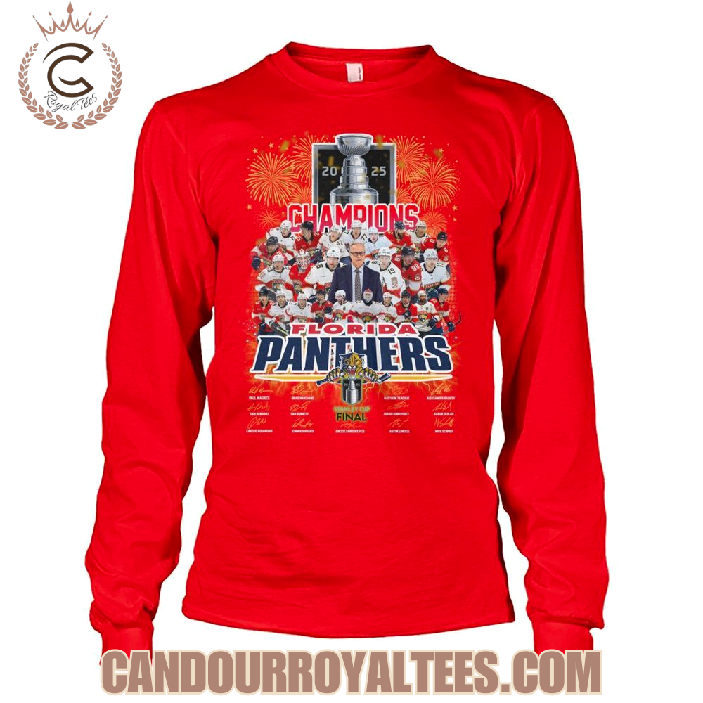 2025 Champions Florida Panthers Stanley Cup Finals T-Shirt 2025 Champions Florida Panthers Stanley Cup Finals T-Shirt