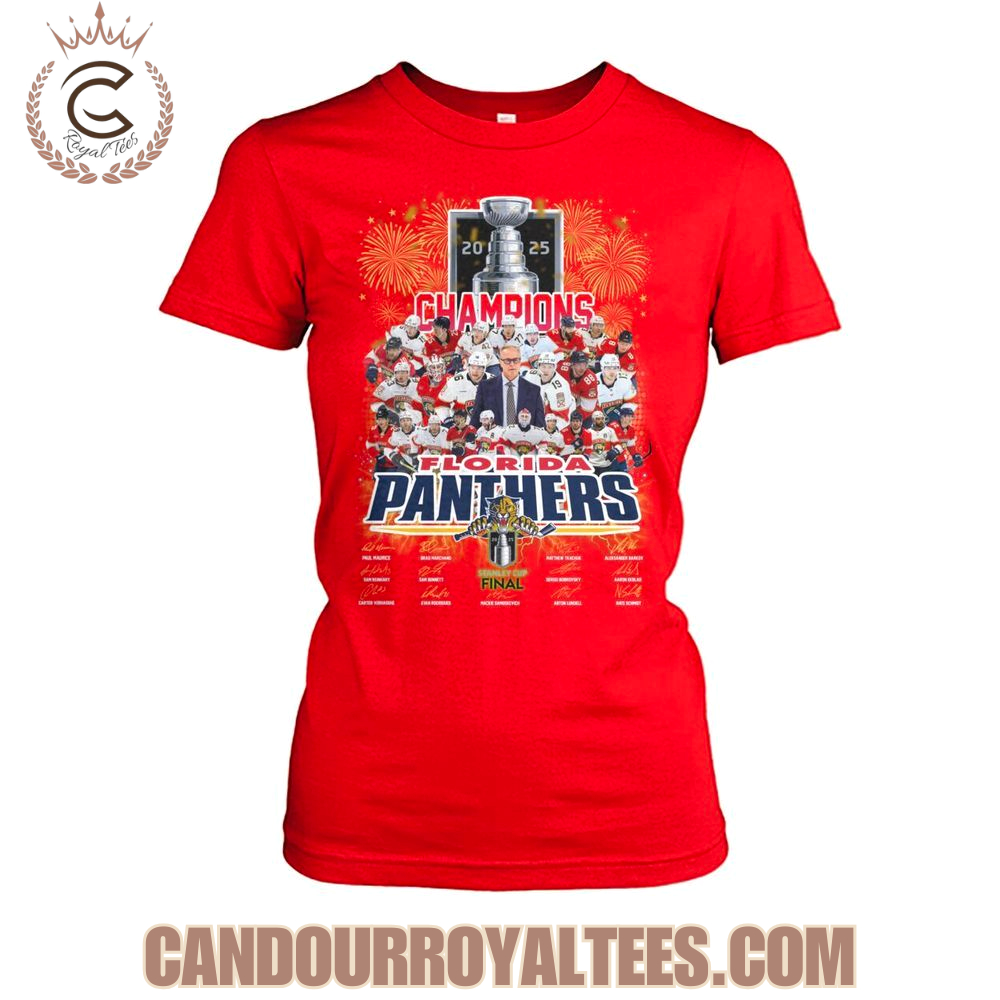 2025 Champions Florida Panthers Stanley Cup Finals T-Shirt 2025 Champions Florida Panthers Stanley Cup Finals T-Shirt