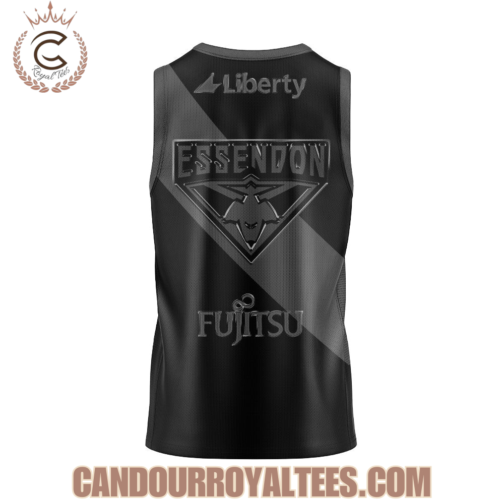 2025 Essendon Bombers Back In Black Uniform Jersey 2025 Essendon Bombers Back In Black Uniform Jersey