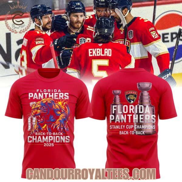 2025 Florida Panthers Back-To-Back Champions 2025 Tshirt, Hoodie