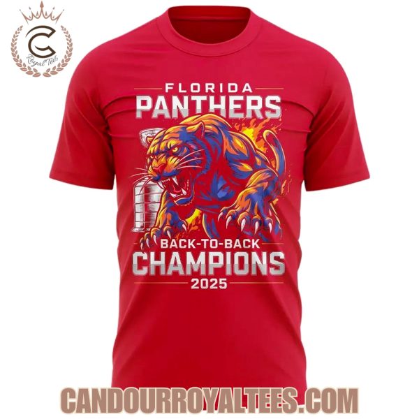 2025 Florida Panthers Back-To-Back Champions 2025 Tshirt, Hoodie