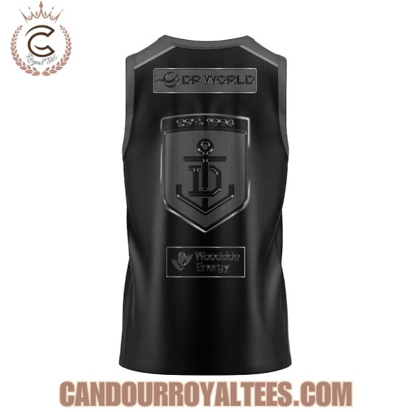 2025 Fremantle Dockers Back In Black Uniform Jersey