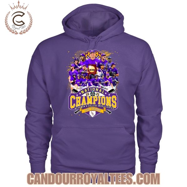 2025 National Champions NCAA Men’s College World Series LSU Tigers T-Shirt