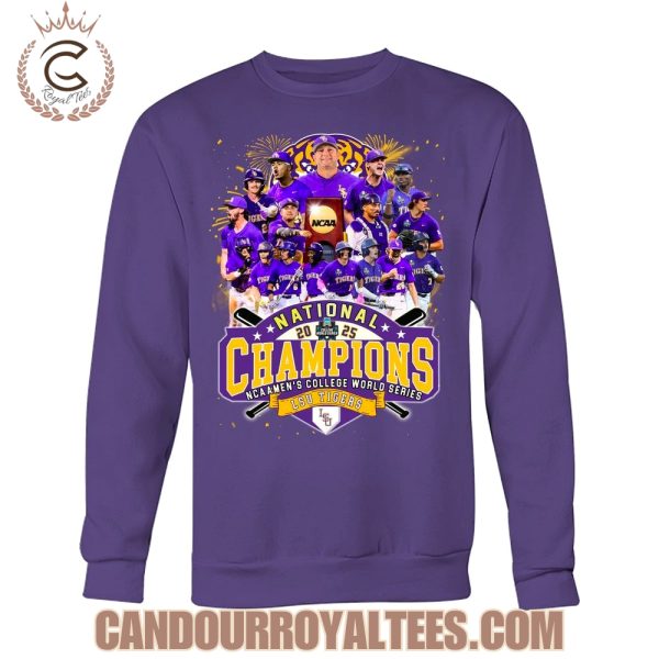 2025 National Champions NCAA Men’s College World Series LSU Tigers T-Shirt