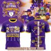 2025 NCAA Baseball National Champions LSU Tigers Yellow T-Shirt, Hoodie