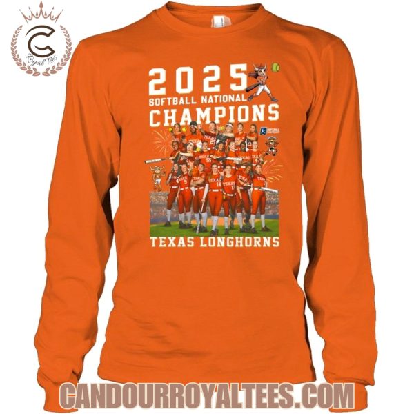 2025 Softball National Champions Texas Longhorns T-Shirt