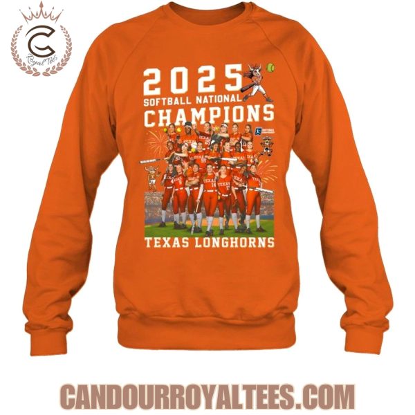 2025 Softball National Champions Texas Longhorns T-Shirt