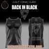 2025 Melbourne Demons Back In Black Uniform Jersey