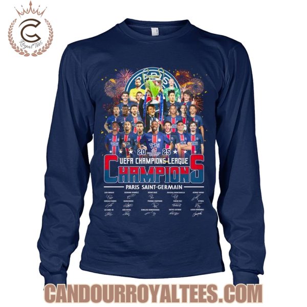 2025 UEFA Champions League Champions Paris Saint-Germain T-Shirt