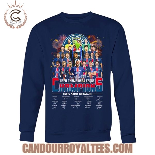 2025 UEFA Champions League Champions Paris Saint-Germain T-Shirt