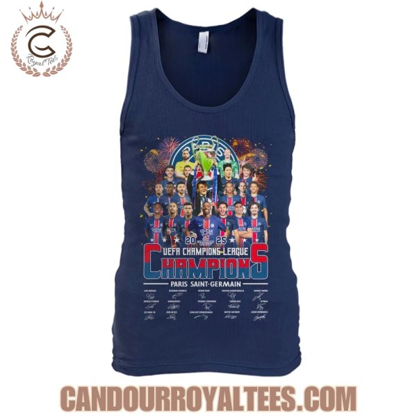 2025 UEFA Champions League Champions Paris Saint-Germain T-Shirt