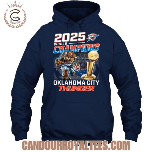 2025 Wolrd Champions Oklahoma City Thunder T-Shirt
