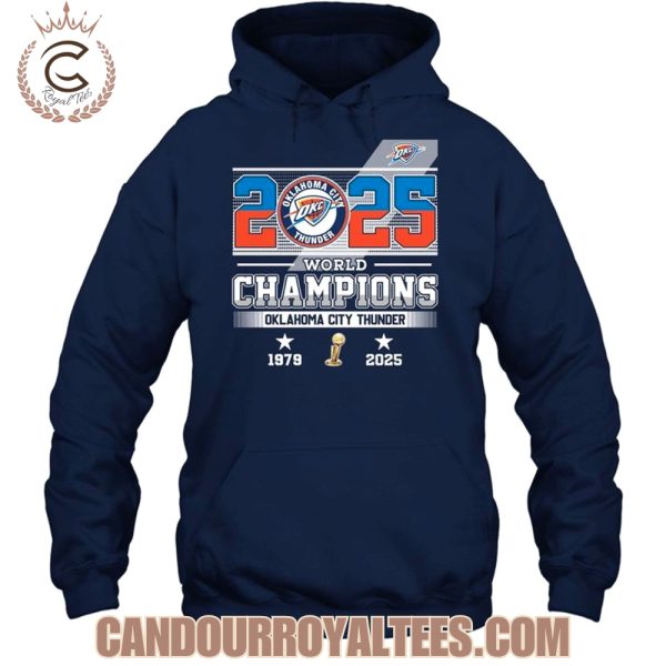 2025 World Champions Oklahoma City Thunder 1979 2025 T-Shirt