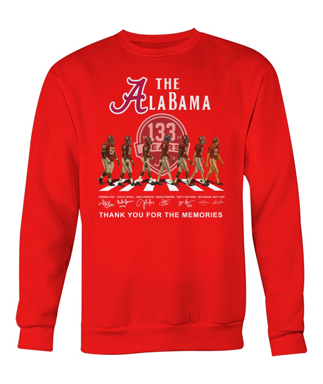 The Alabama 133 Years 1822 - 2025 Thank You For The Memories T-Shirt The Alabama 133 Years 1822 - 2025 Thank You For The Memories T-Shirt