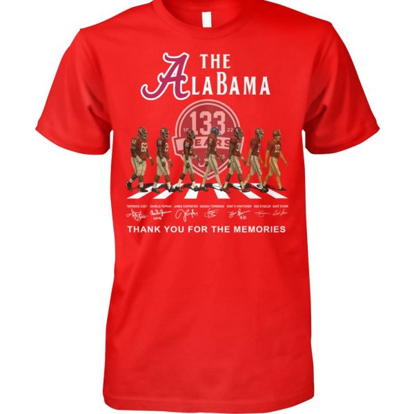 The Alabama 133 Years 1822 – 2025 Thank You For The Memories T-Shirt