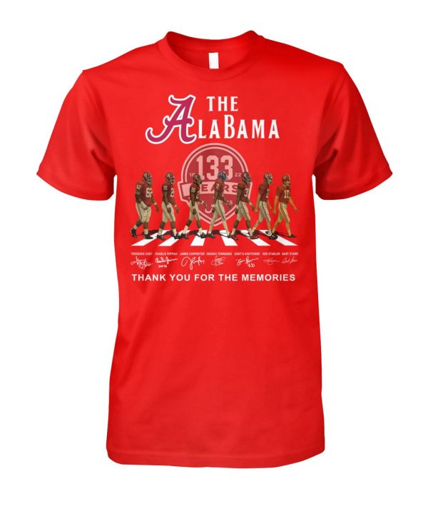 The Alabama 133 Years 1822 – 2025 Thank You For The Memories T-Shirt