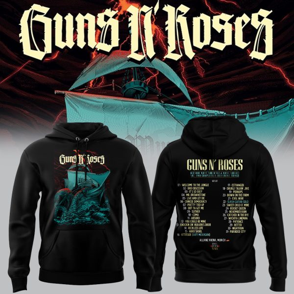 Guns N’ Roses Munich Concert Hoodie,Tshirt , Cap