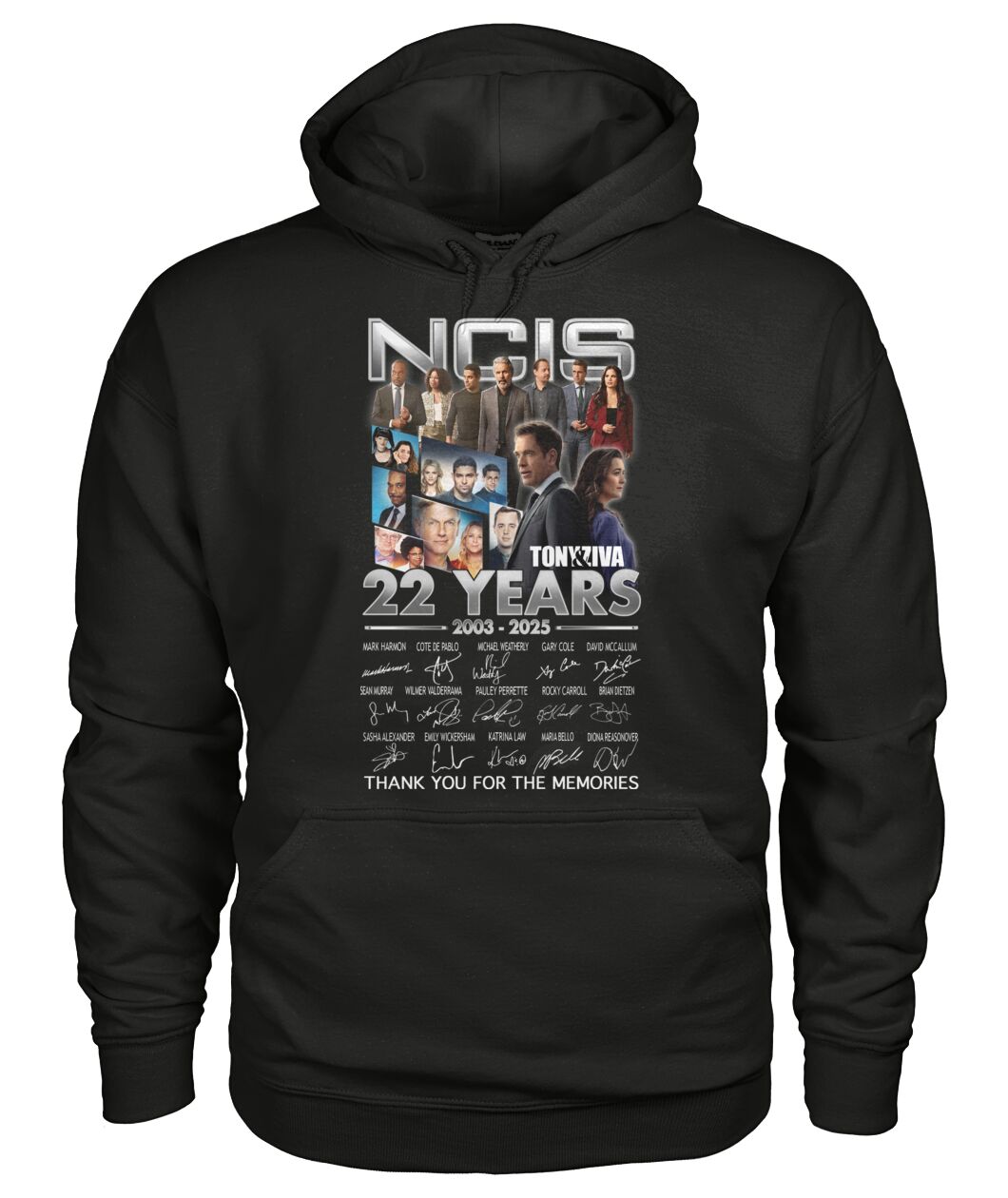 NCIS 22 Years 2003 - 2025 Thank You For The Memories T-Shirt NCIS 22 Years 2003 - 2025 Thank You For The Memories T-Shirt