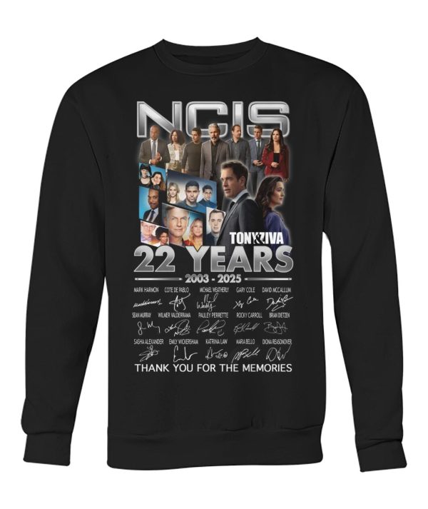 NCIS 22 Years 2003 – 2025 Thank You For The Memories T-Shirt