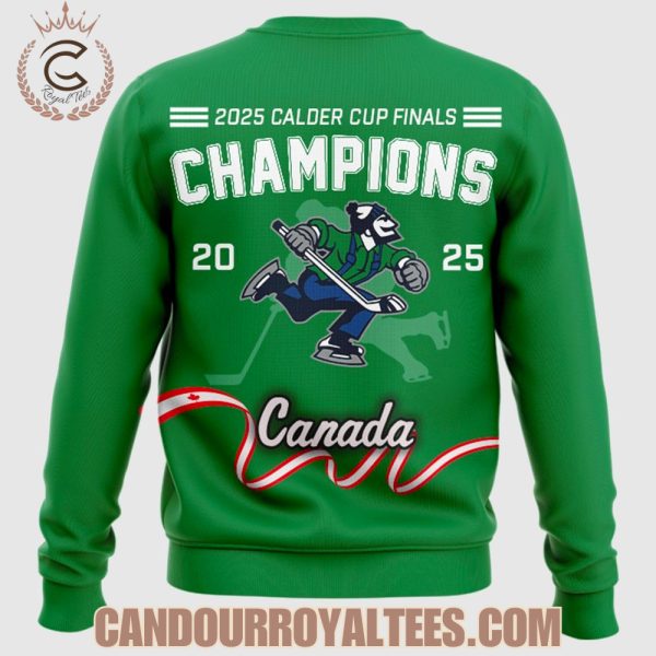 Abbotsford Canucks Special Edition 2025 AHL Champions Sweatshirts