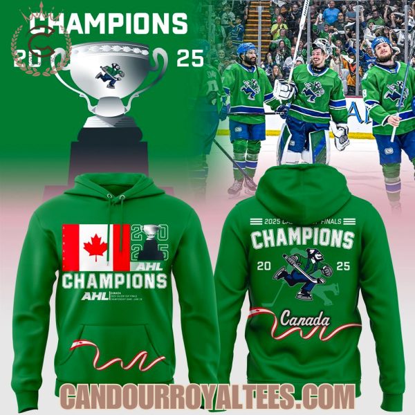 Abbotsford Canucks Special Edition 2025 AHL Champions Sweatshirts
