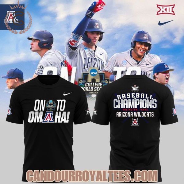 Arizona Wildcats Baseball Champions Road To OMAHA Tshirt, Hoodie