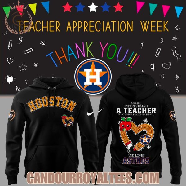 Astros Baseball Teacher Appreciation Game Hoodie