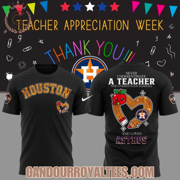 Astros Baseball Teacher Appreciation Game Hoodie