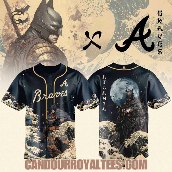 Atlanta Braves x Batman Night Limited Edition Jersey 2025