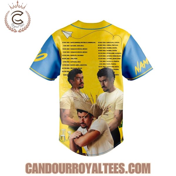 Bad Bunny Debi Tirar Mas Fotos World Tour Baseball Jersey