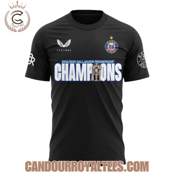 Bath Rugby TREBLE Winnner 2025 Tshirt, Hoodie