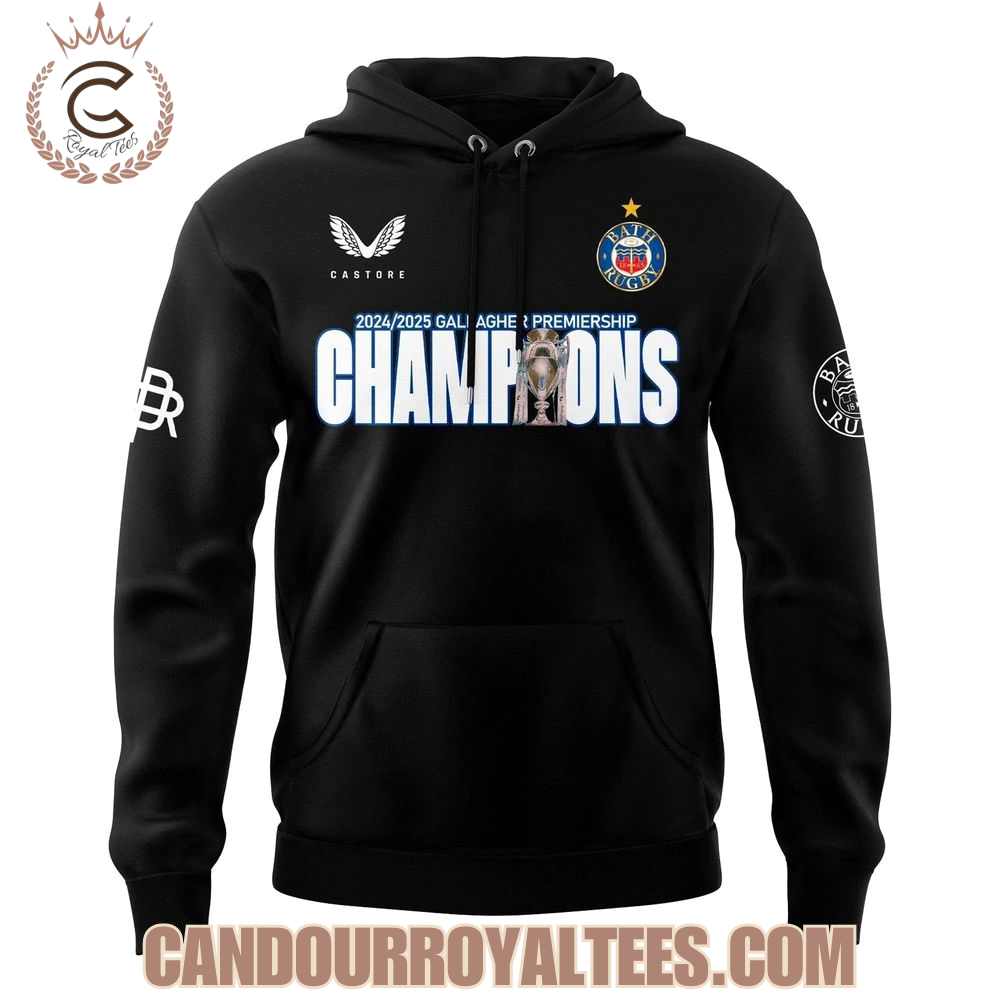 Bath Rugby TREBLE Winnner 2025 Tshirt, Hoodie Bath Rugby TREBLE Winnner 2025 Tshirt, Hoodie