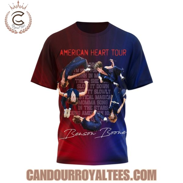 Benson Booone American Heart Tour Tshirt, Hoodie