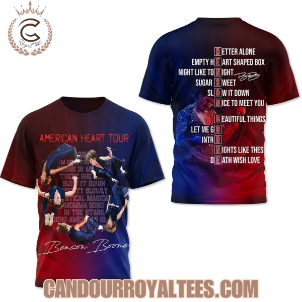 Benson Booone American Heart Tour Tshirt, Hoodie