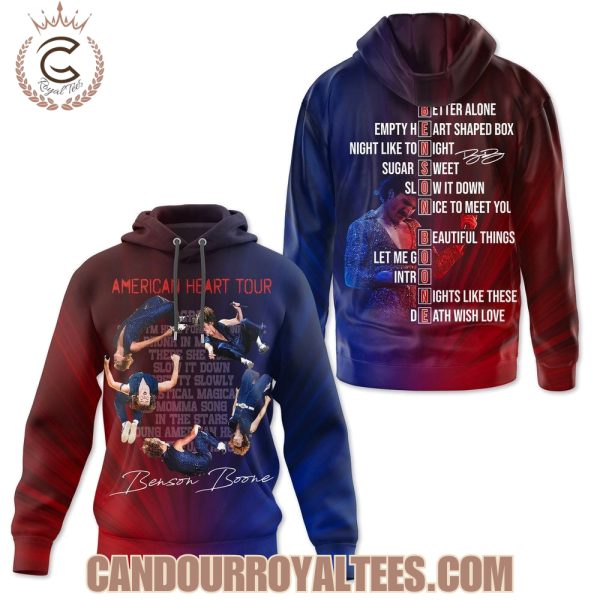 Benson Booone American Heart Tour Tshirt, Hoodie