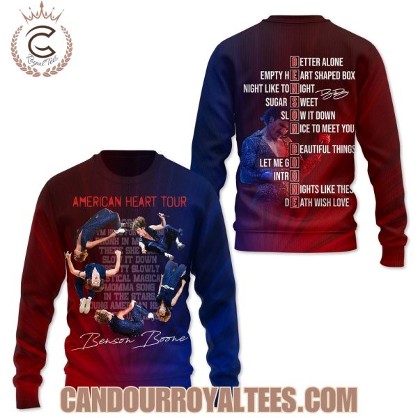 Benson Booone American Heart Tour Tshirt, Hoodie