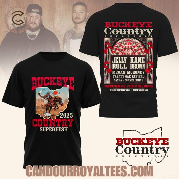 Buckeye Country Superfest Saturday June 21, 2025 Tshirt