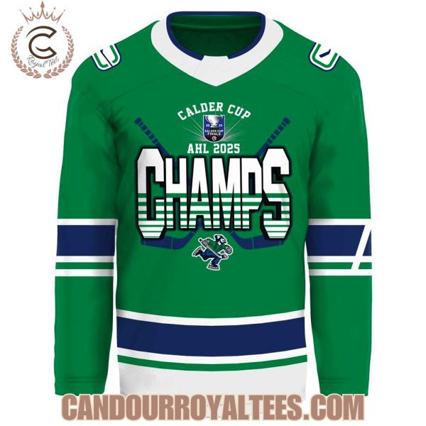 Calder Cup 2025 Champions Abbotsford Canucks Hockey Jersey