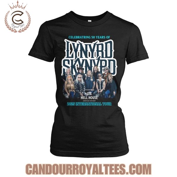 Celebratring 50 Years Of Lynyrd Skynyrd 2025 International Tour T-Shirt