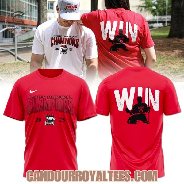 Charlotte Checkers 2025 Eastern Conference Champions Red Tshirt, Hoodie